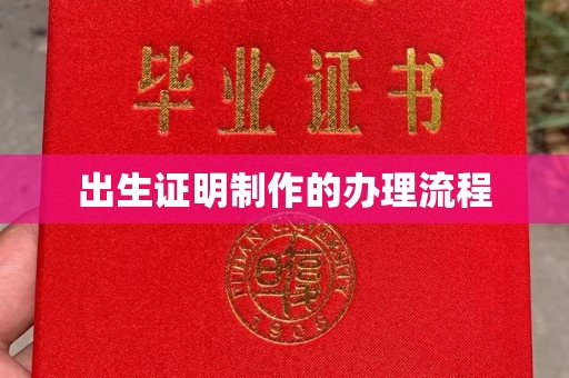 灵寿出生证明制作的办理流程