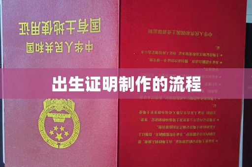 灵寿出生证明制作的流程