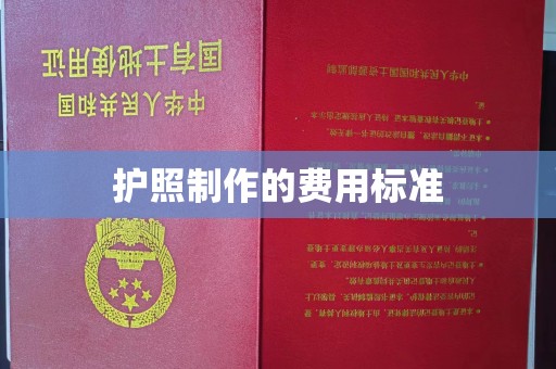 灵寿护照制作的费用标准