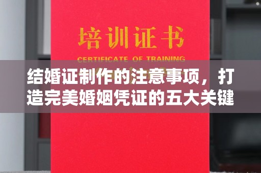 灵寿结婚证制作的注意事项，打造完美婚姻凭证的五大关键点