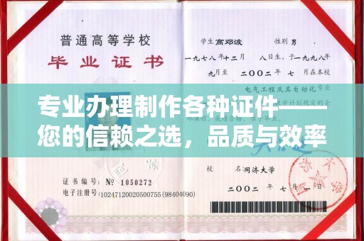 灵寿专业办理制作各种证件——您的信赖之选，品质与效率的完美结合