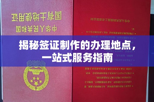 灵寿揭秘签证制作的办理地点，一站式服务指南