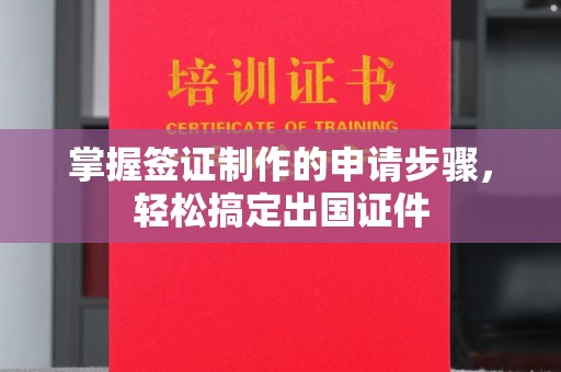 灵寿掌握签证制作的申请步骤，轻松搞定出国证件