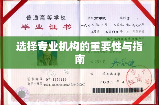 灵寿选择专业机构的重要性与指南