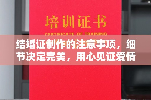 灵寿结婚证制作的注意事项，细节决定完美，用心见证爱情