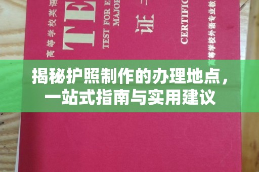 灵寿揭秘护照制作的办理地点，一站式指南与实用建议