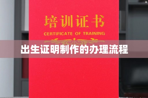 灵寿出生证明制作的办理流程