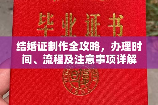 灵寿结婚证制作全攻略，办理时间、流程及注意事项详解